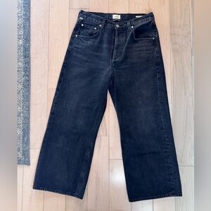 Citizen of Humanity Barrel Leg Black Jean